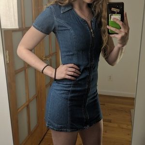 Express Vintage Denim Dress